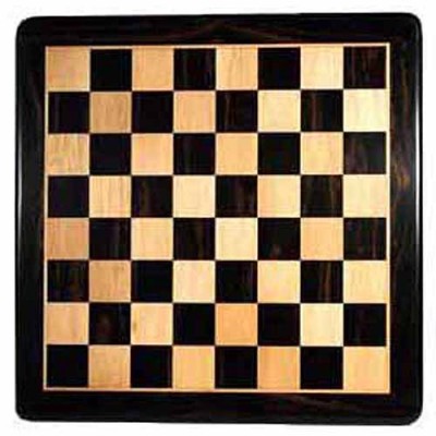 Luxury Chess Board, Ebony with Rounded Corners, 19"   553450208